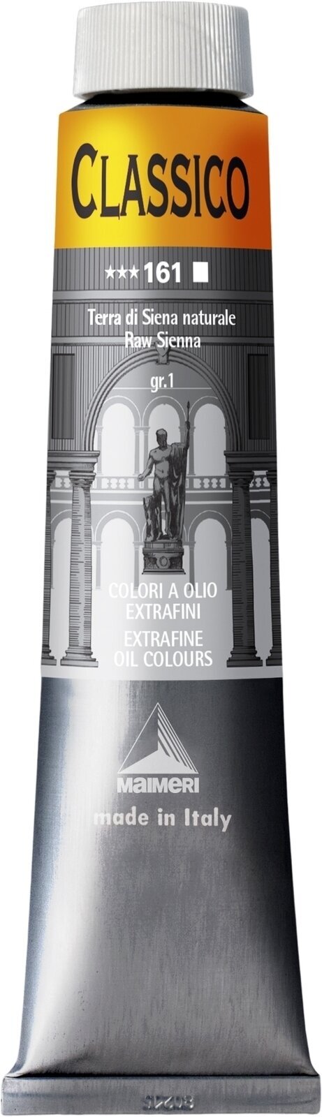 Oliefarve Maimeri Classico Oliemaling Raw Sienna 200 ml 1 stk.