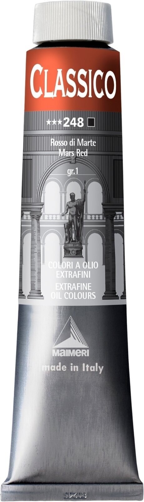 Ölfarbe Maimeri Classico Ölgemälde Mars Red 200 ml 1 Stck