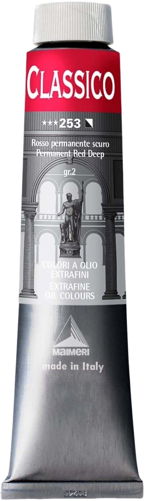 Ölfarbe Maimeri Classico Ölgemälde Permanent Red Deep 200 ml 1 Stck