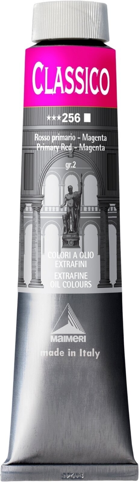 Ölfarbe Maimeri Classico Ölgemälde Primary Red Magenta 200 ml 1 Stck