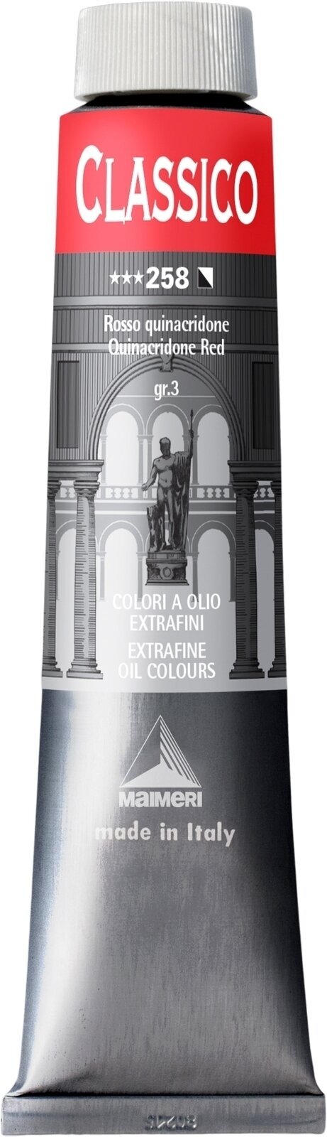 Ölfarbe Maimeri Classico Ölgemälde Quinacridone Red 200 ml 1 Stck