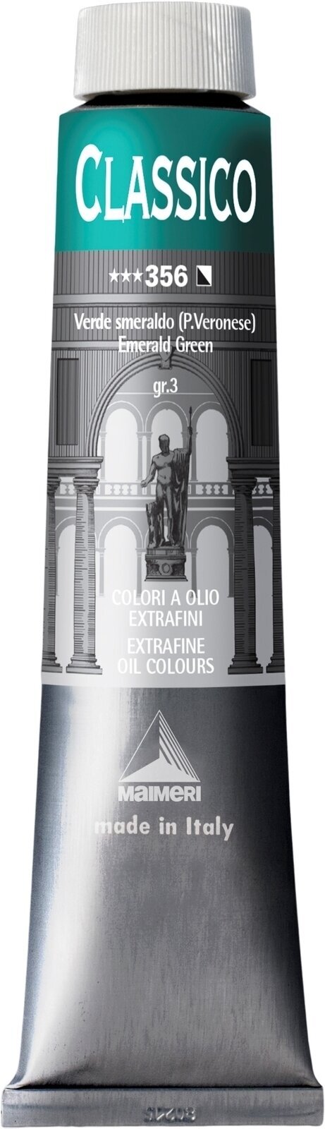 Ölfarbe Maimeri Classico Ölgemälde Emerald Green 200 ml 1 Stck