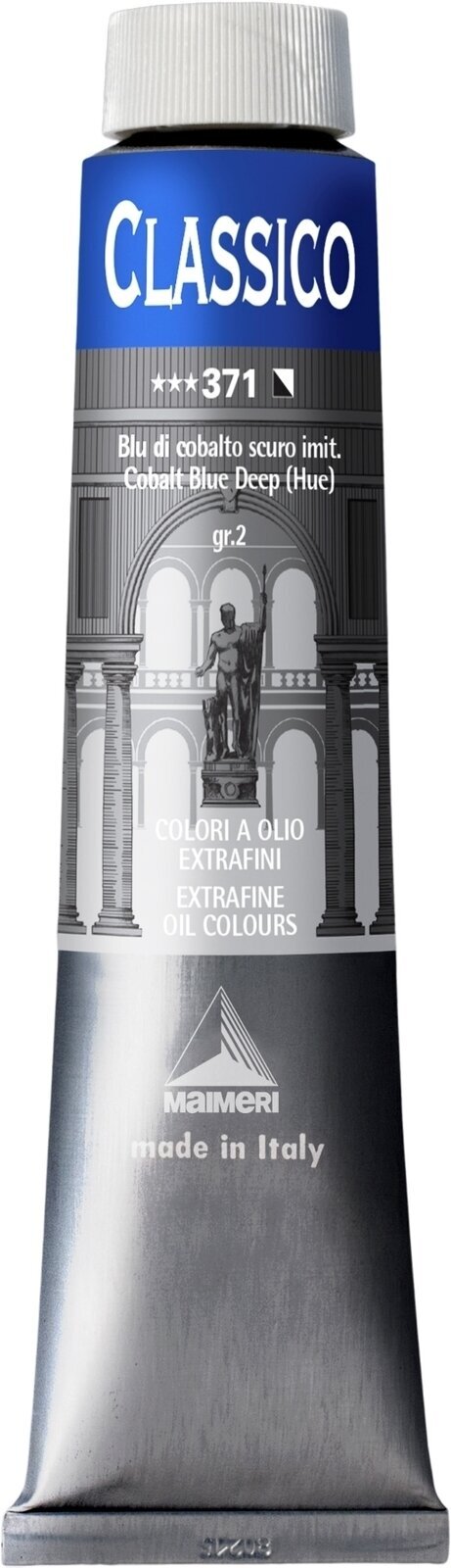 Χρώμα λαδιού Maimeri Classico Λαδομπογιά Cobalt Blue Deep (Hue) 200 ml 1 τεμ.