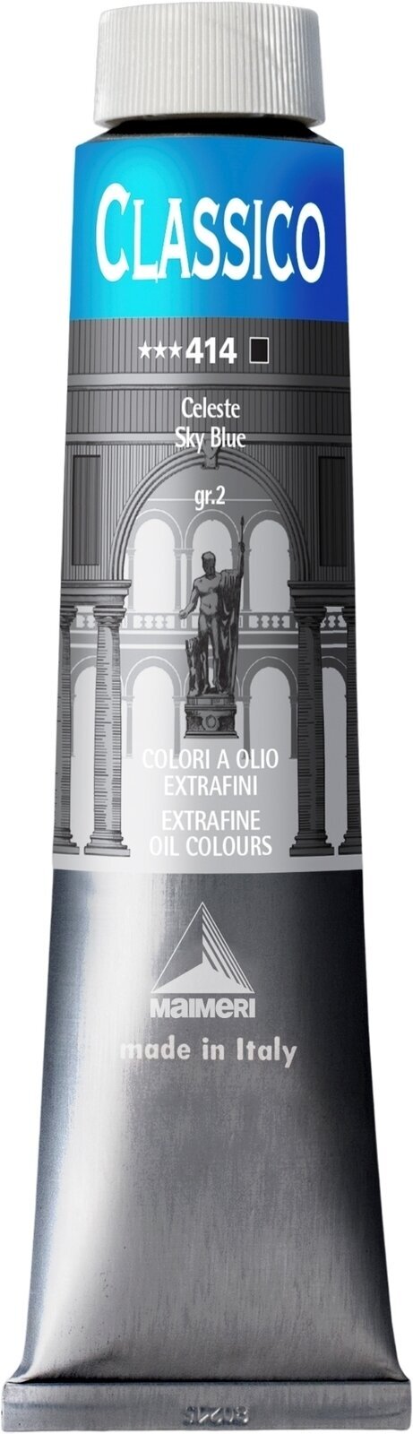 Oliefarve Maimeri Classico Oliemaling Sky Blue 200 ml 1 stk.