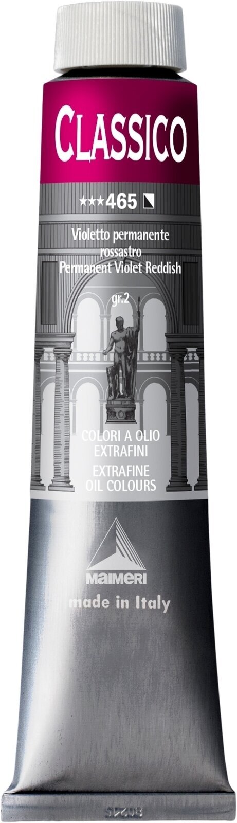 Olejová farba Maimeri Classico Olejová farba Permanent Violet Reddish 200 ml 1 ks