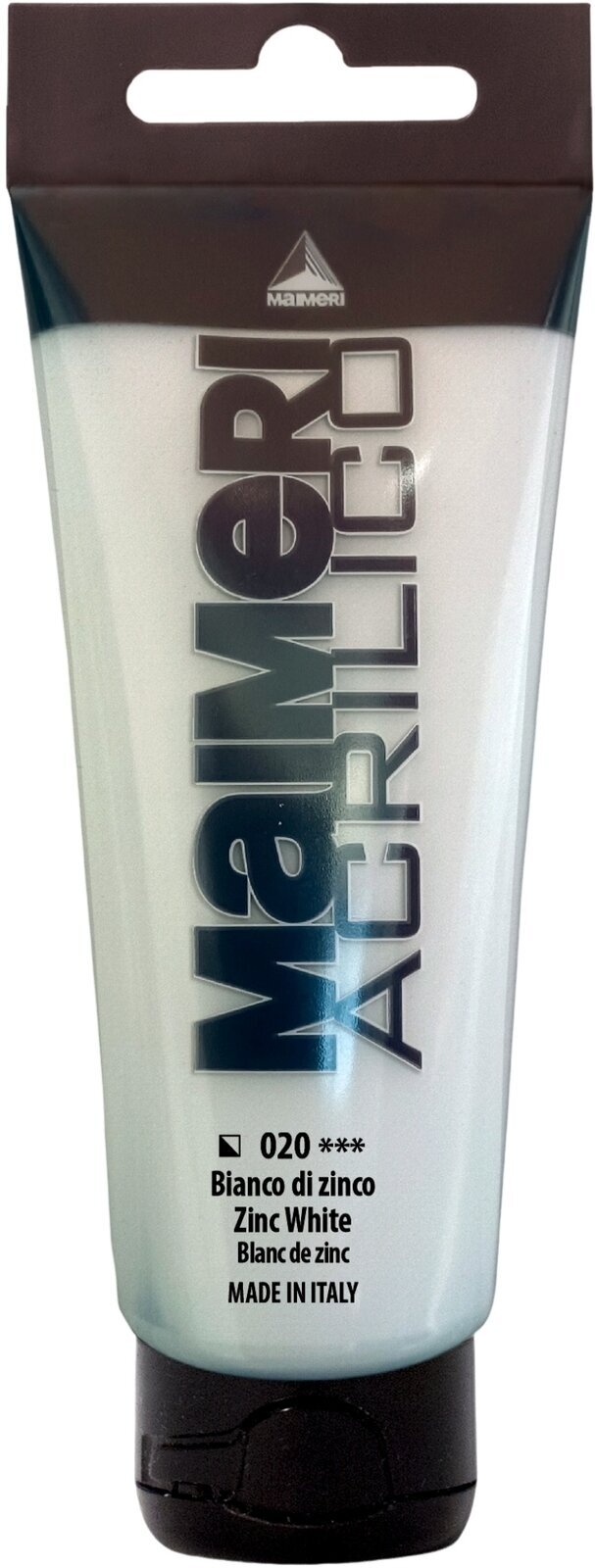 Акрилна боя Maimeri Acrilico АКРИЛНА боя Zinc White 020 75 ml 1 бр