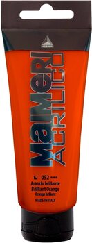 Aκρυλικό Χρώμα Maimeri Acrilico Ακρυλική μπογιά Brilliant Orange 0052 75 ml 1 τεμ. - 1