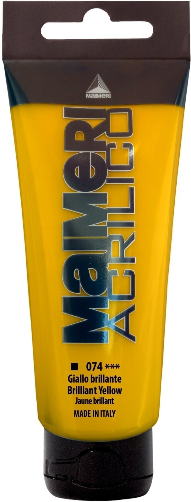 Akrylmaling Maimeri Acrilico Akrylmaling Brilliant Yellow 074 75 ml 1 stk.