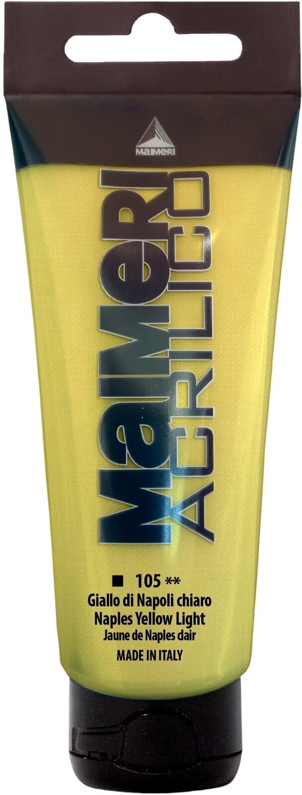 Akryylimaali Maimeri Acrilico Akryylimaali Naples Yellow Light 105 75 ml 1 kpl