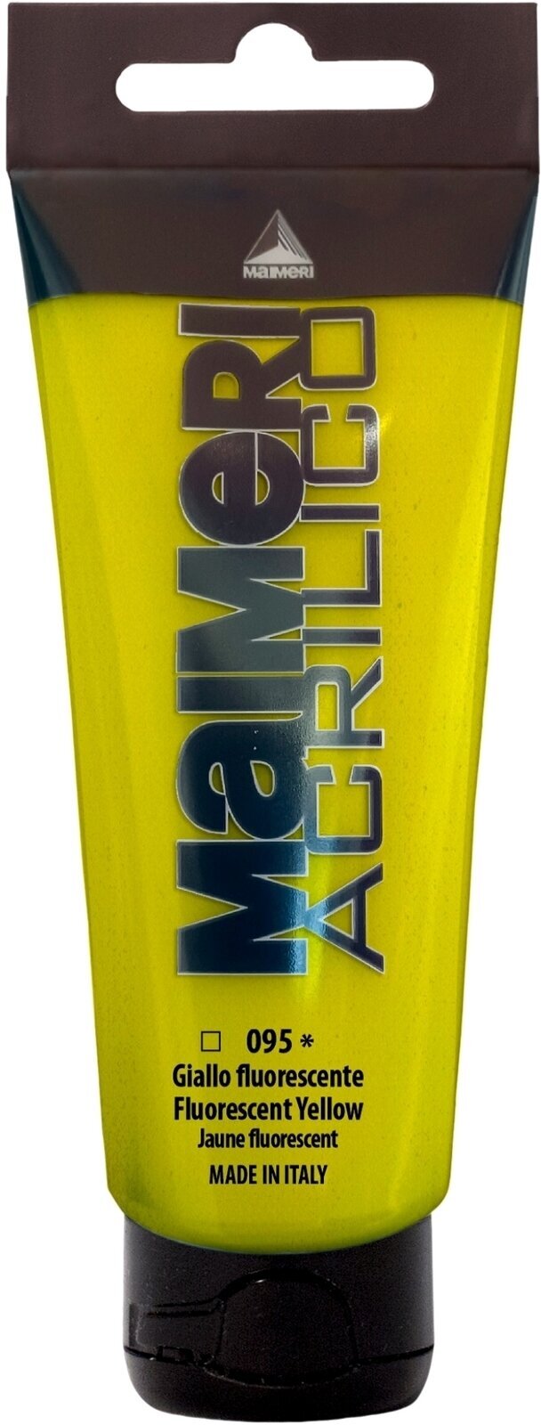 Akryylimaali Maimeri Acrilico Akryylimaali Fluorescent Yellow 095 200 ml 1 kpl