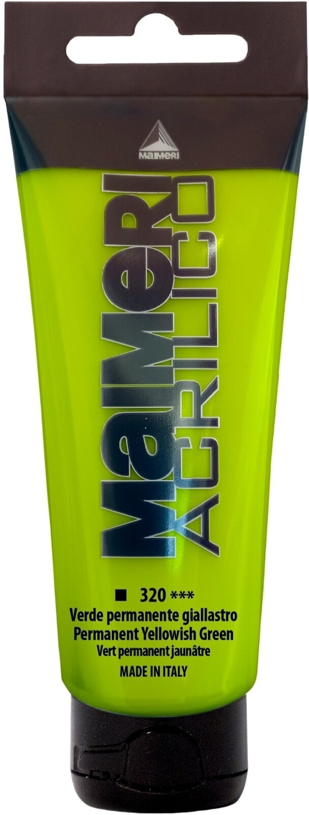 Acrylverf Maimeri Acrilico Acrylverf Permanent Yellowish Green 320 200 ml 1 stuk