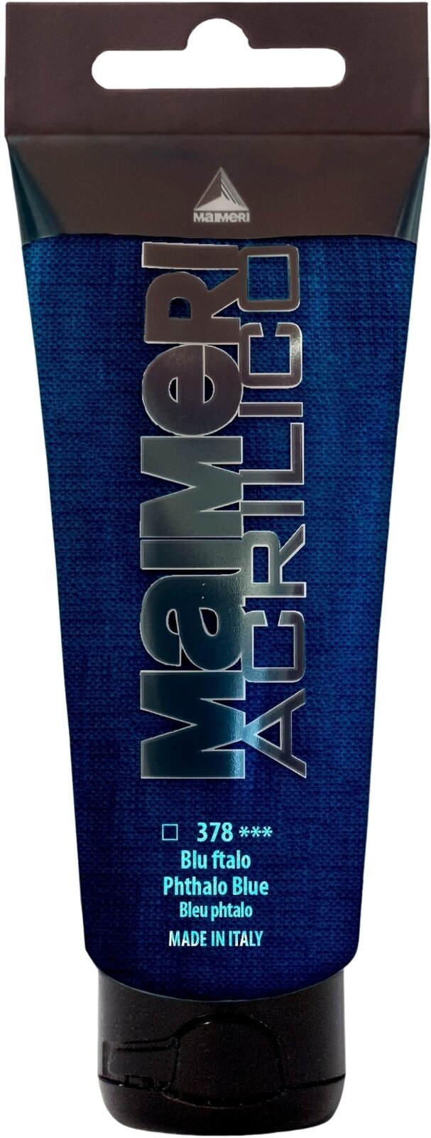 Akrylmaling Maimeri Acrilico Akrylmaling Phthalo Blue 378 200 ml 1 stk.