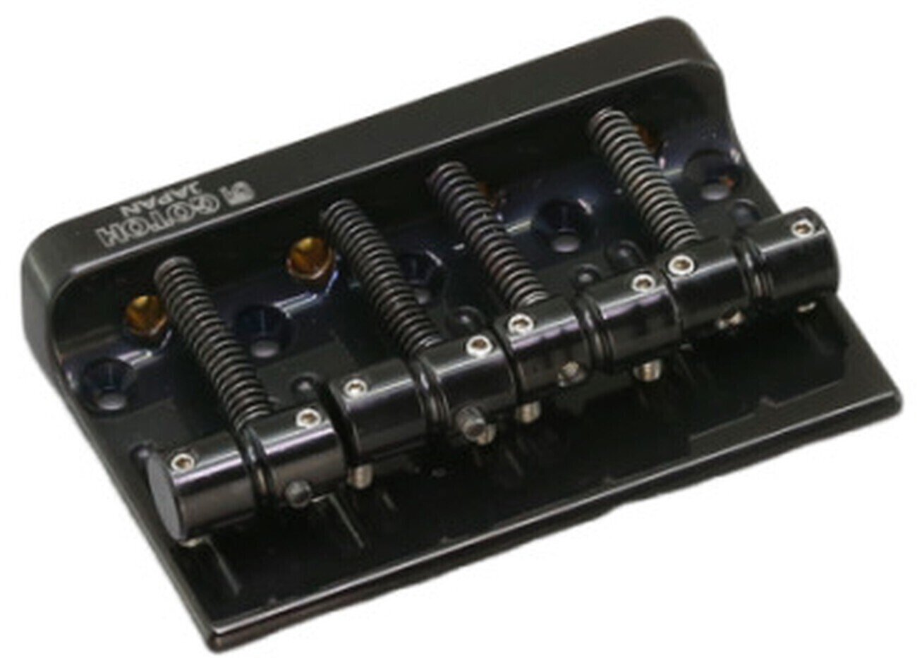 Bass Bridge Gotoh 201B-4 B Black Chrome Bass Bridge