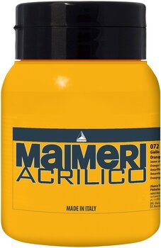 Acrylic Paint Maimeri Acrilico Acrylic Paint Orange Yellow 072 500 ml 1 pc - 1