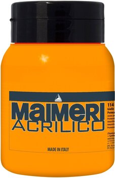 Акрилна боя Maimeri Acrilico АКРИЛНА боя Permanent Yellow Deep 114 500 ml 1 бр - 1