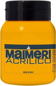 Peinture acrylique Maimeri Acrilico Peinture acrylique Transparent Yellow 122 500 ml 1 pc - 1