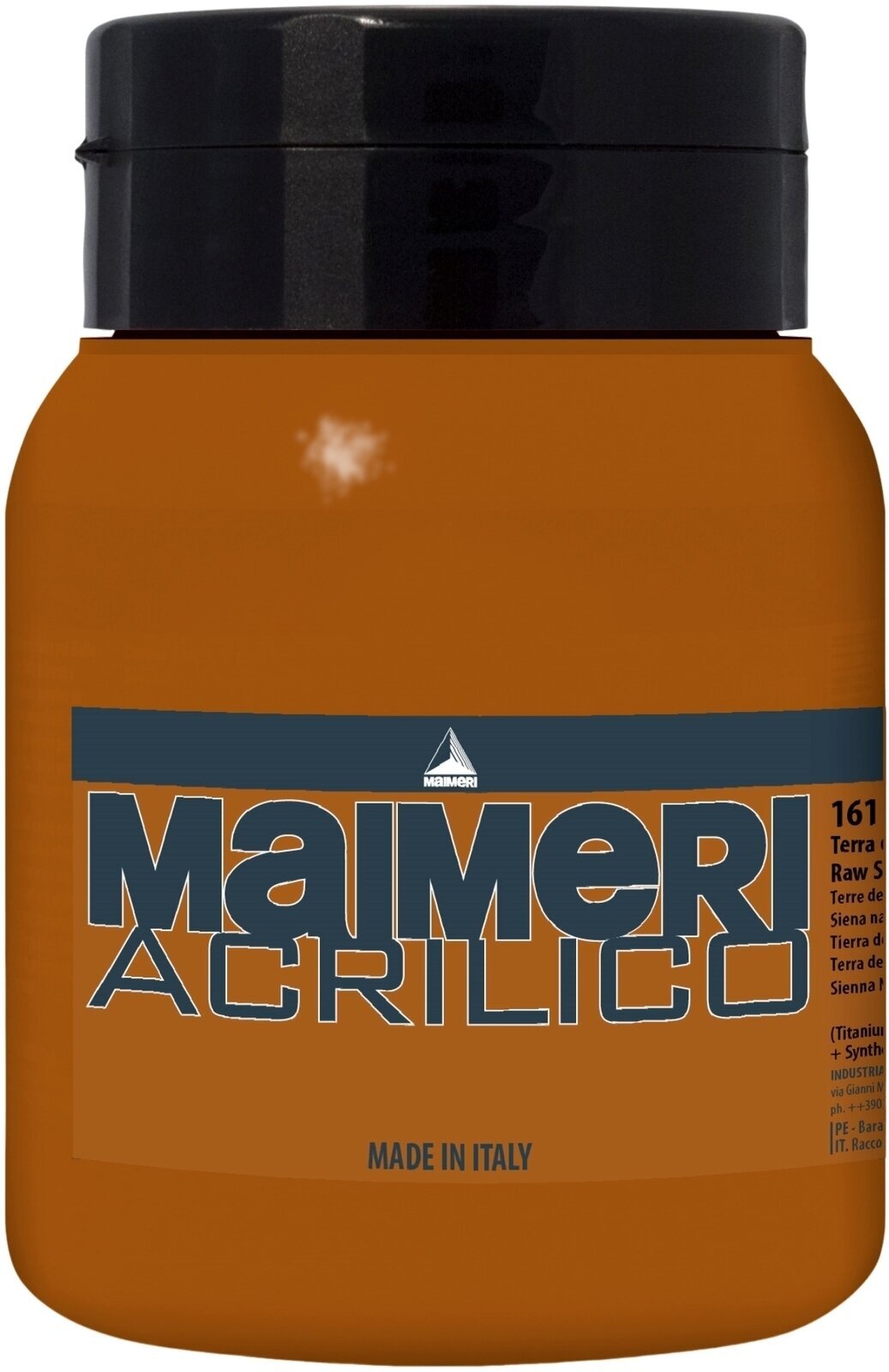 Colore acrilico Maimeri Acrilico Colori acrilici Raw Sienna 161 500 ml 1 pz