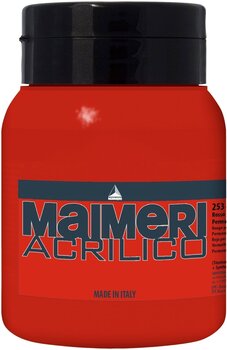 Culoare acrilică Maimeri Acrilico Vopsea acrilică Permanent Red Deep 253 500 ml 1 buc - 1