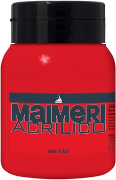 Acrylic Paint Maimeri Acrilico Acrylic Paint Quinacridone Red 258 500 ml 1 pc - 1