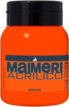 Akryylimaali Maimeri Acrilico Akryylimaali Vermilion (Hue) 280 500 ml 1 kpl - 1