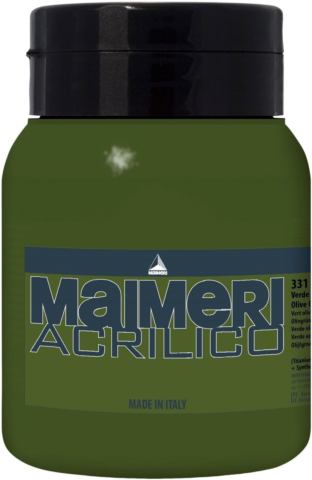 Acrylverf Maimeri Acrilico Acrylverf Olive Green 331 500 ml 1 stuk