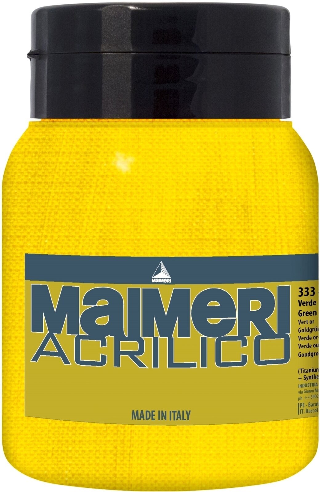 Aκρυλικό Χρώμα Maimeri Acrilico Ακρυλική μπογιά Green Gold 333 500 ml 1 τεμ.