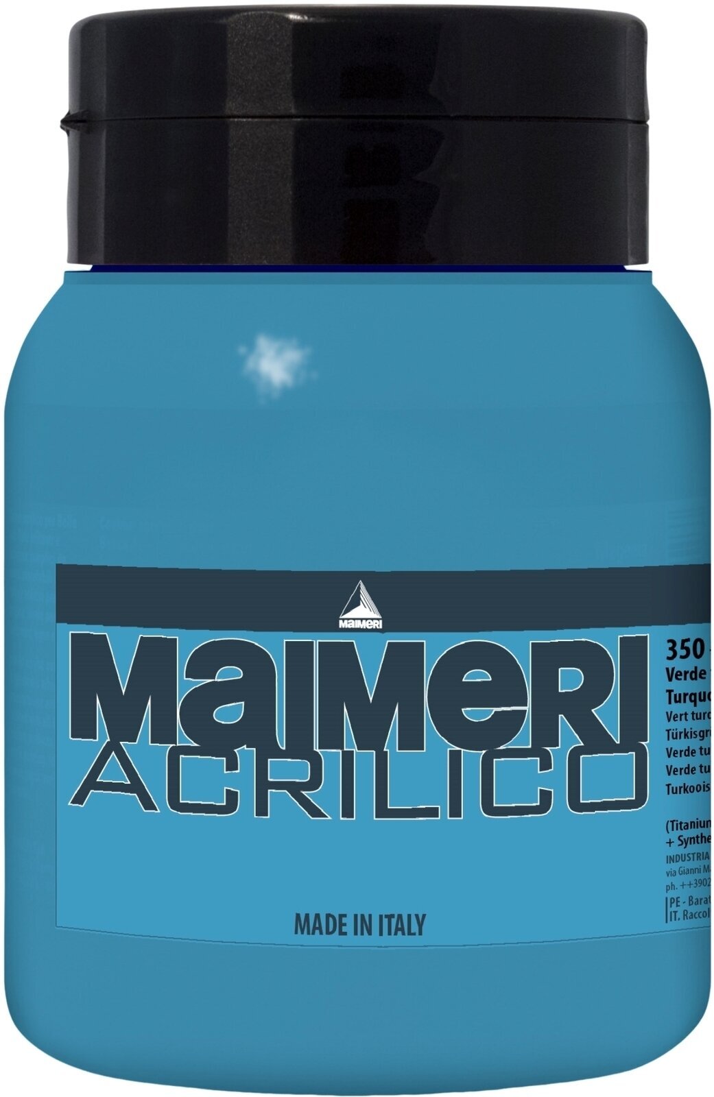 Acrylic Paint Maimeri Acrilico Acrylic Paint Turquoise Green 350 500 ml 1 pc