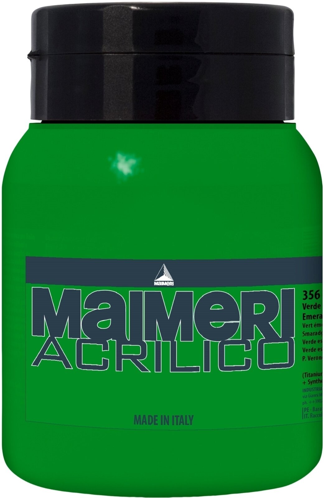 Peinture acrylique Maimeri Acrilico Peinture acrylique Emerald Green 356 500 ml 1 pc