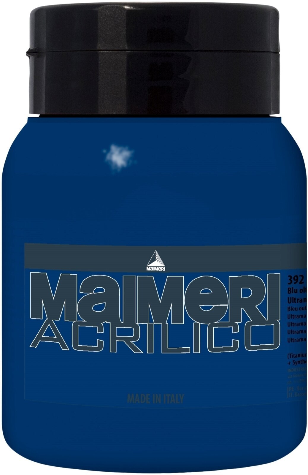 Aκρυλικό Χρώμα Maimeri Acrilico Ακρυλική μπογιά Ultramarine Deep 392 500 ml 1 τεμ.