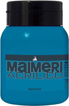 Culoare acrilică Maimeri Acrilico Vopsea acrilică Primary Blue Cyan 400 500 ml 1 buc - 1