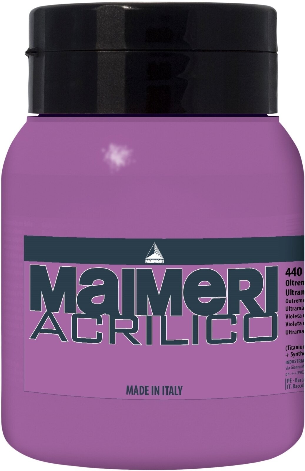 Akrylmaling Maimeri Acrilico Akrylmaling Ultramarine Violet 440 500 ml 1 stk.