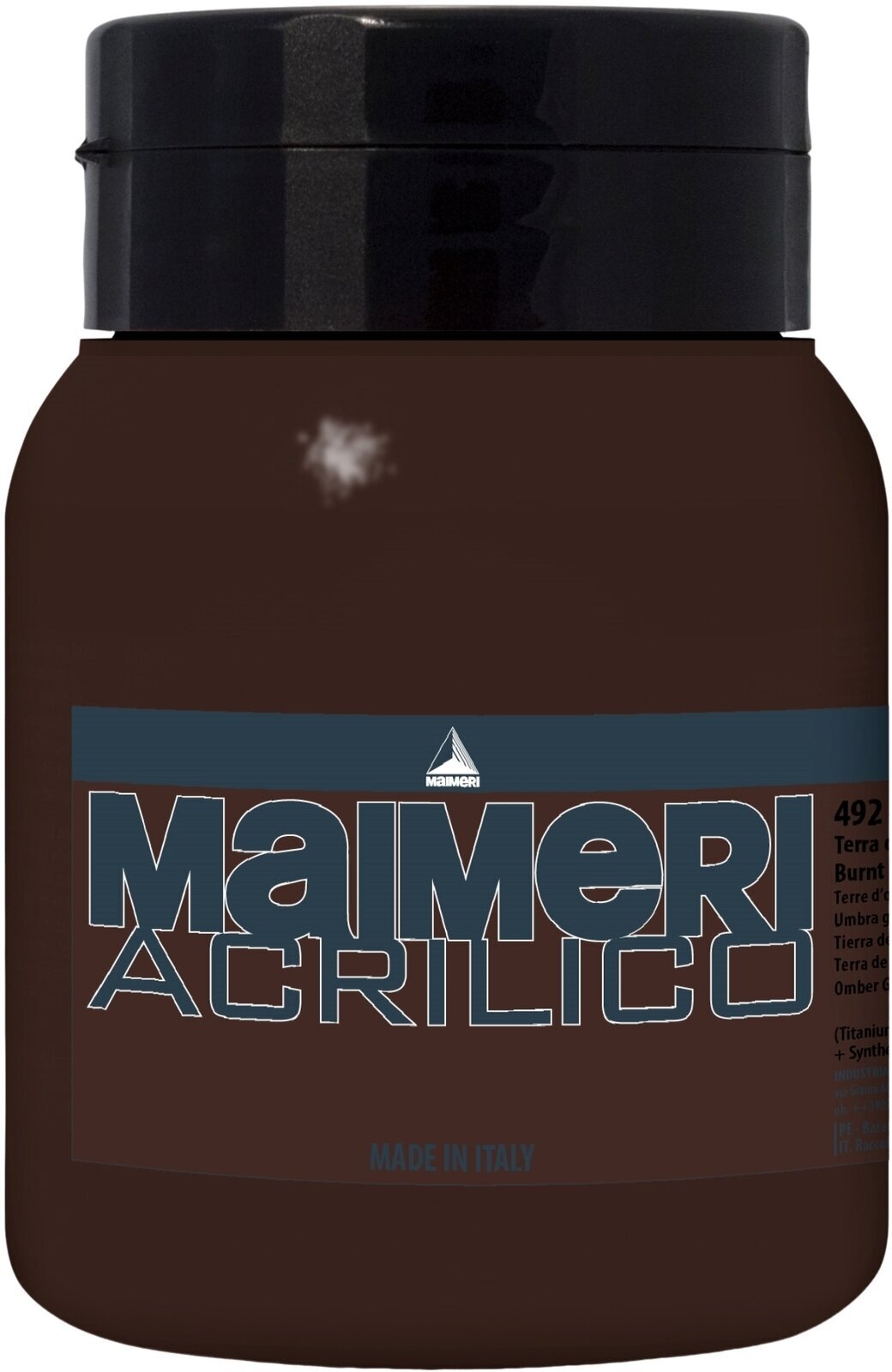 Akrylfärg Maimeri Acrilico Akrylfärg Burnt Umber 492 500 ml 1 st