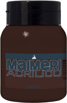 Pintura acrílica Maimeri Acrilico Acrylic Paint Burnt Umber 492 500 ml 1 pieza - 1