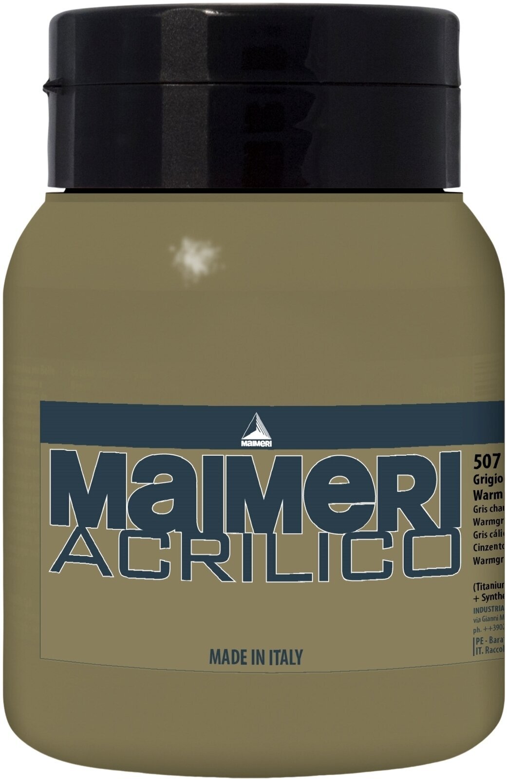 Akrylmaling Maimeri Acrilico Akrylmaling Warm Grey 507 500 ml 1 stk.