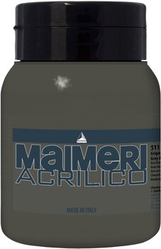 Acrylic Paint Maimeri Acrilico Acrylic Paint Grey Deep 511 500 ml 1 pc - 1