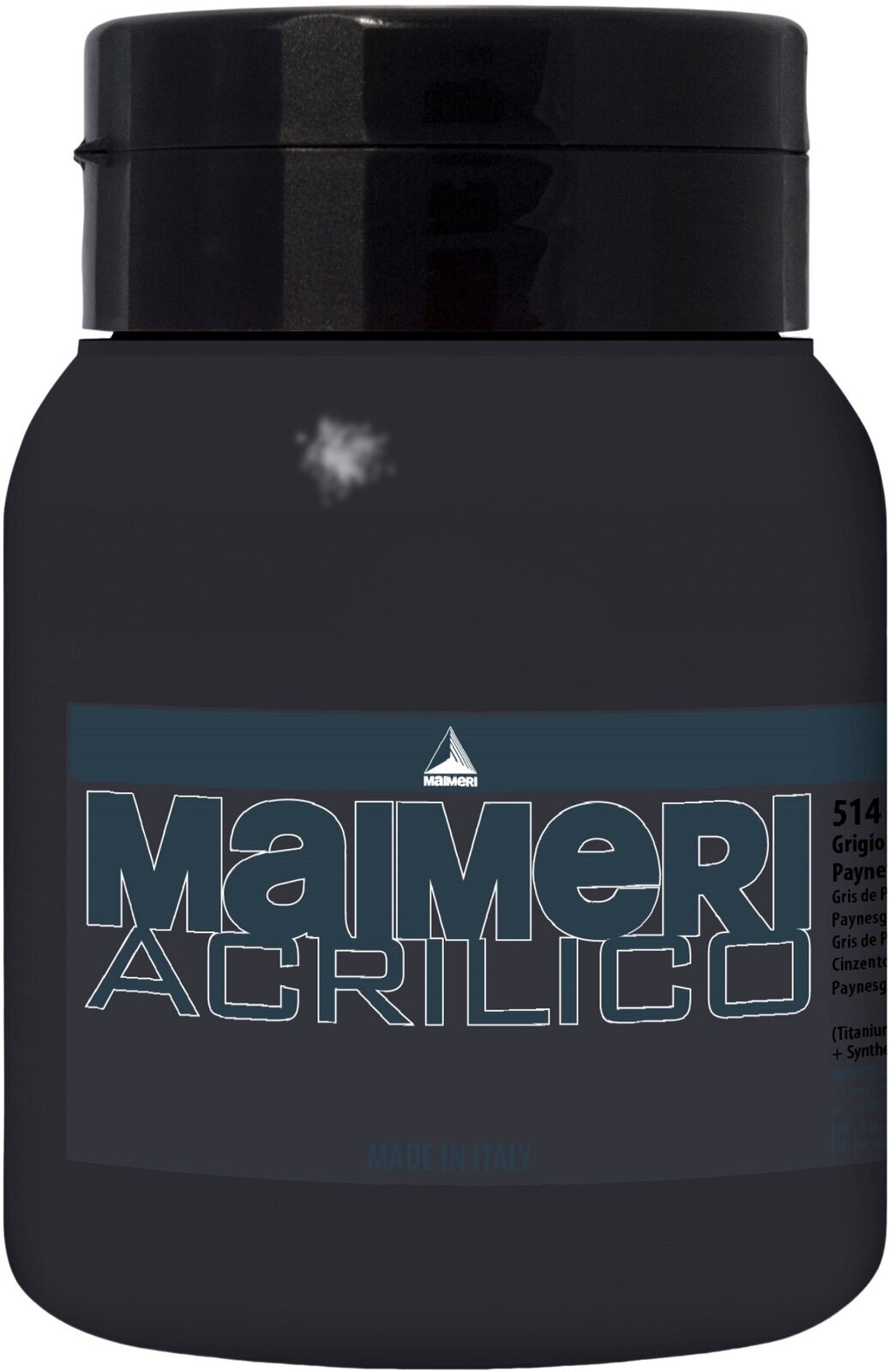 Colore acrilico Maimeri Acrilico Colori acrilici Paynes Grey 514 500 ml 1 pz