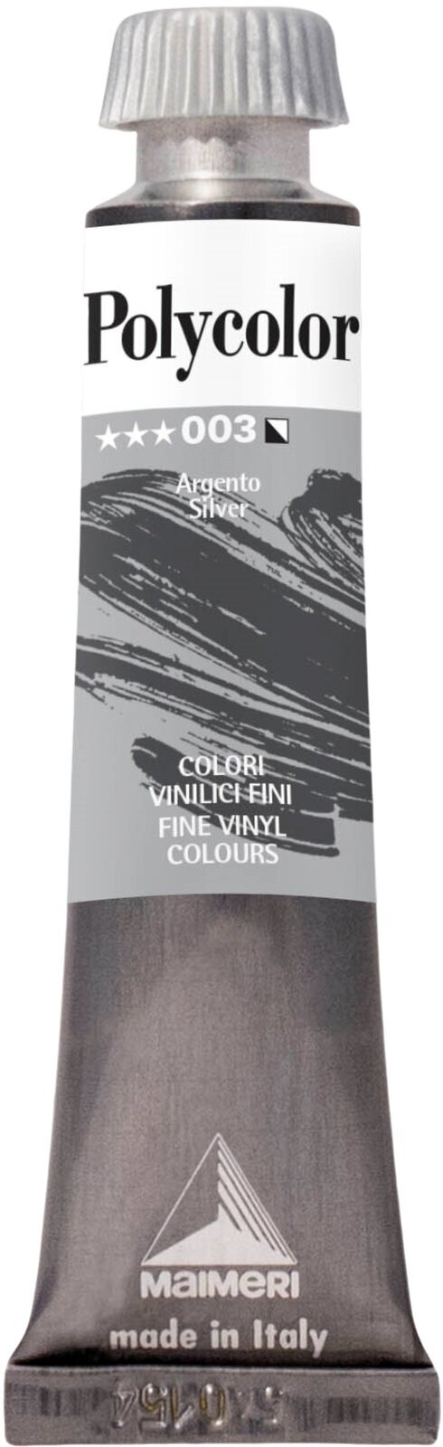 Acrylic Paint Maimeri Vynil Polycolor Acrylic Paint Silver 003 20 ml 1 pc