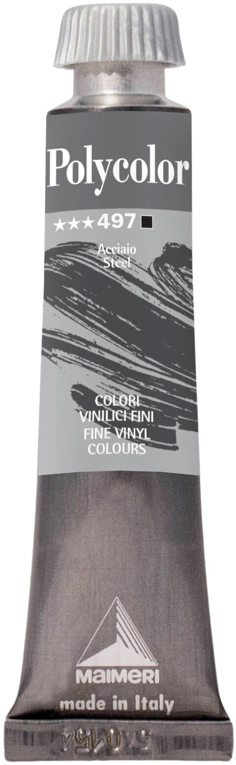 Peinture acrylique Maimeri Vynil Polycolor Peinture acrylique Steel 497 20 ml 1 pc