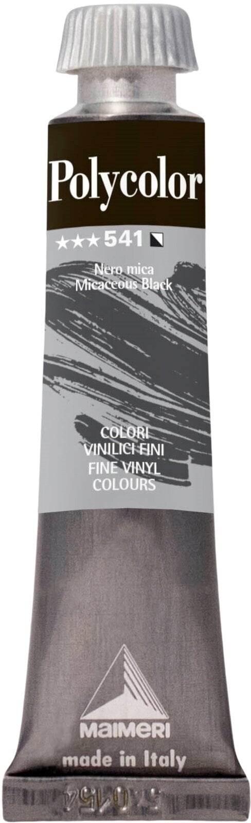 Culoare acrilică Maimeri Vynil Polycolor Vopsea acrilică Micaceous Black 541 20 ml 1 buc