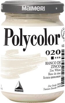 Akrylfärg Maimeri Vynil Polycolor Akrylfärg Zinc White 020 140 ml 1 st - 1