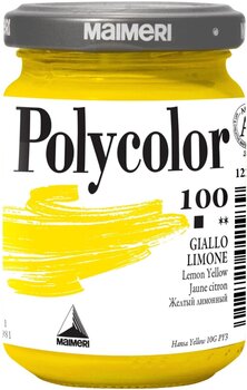 Akryylimaali Maimeri Vynil Polycolor Akryylimaali Lemon Yellow 100 140 ml 1 kpl - 1