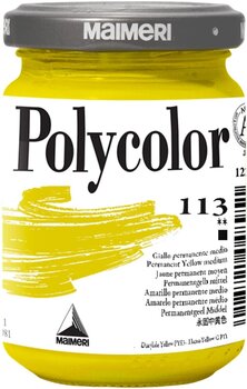 Akrilna barva Maimeri Vynil Polycolor Akrilna barva Permanent Yellow Medium 113 140 ml 1 kos - 1