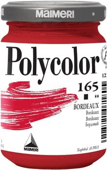 Acrylic Paint Maimeri Vynil Polycolor Acrylic Paint Bordeaux 165 140 ml 1 pc - 1