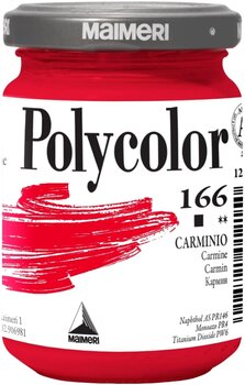 Peinture acrylique Maimeri Vynil Polycolor Peinture acrylique Carmine 166 140 ml 1 pc - 1