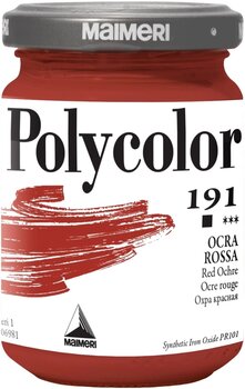 Aκρυλικό Χρώμα Maimeri Vynil Polycolor Ακρυλική μπογιά Red Ochre 191 140 ml 1 τεμ. - 1