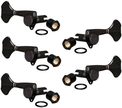 Stemmechanieken voor basgitaar Gotoh GB707-5 B 3L/2R Black Stemmechanieken voor basgitaar - 1