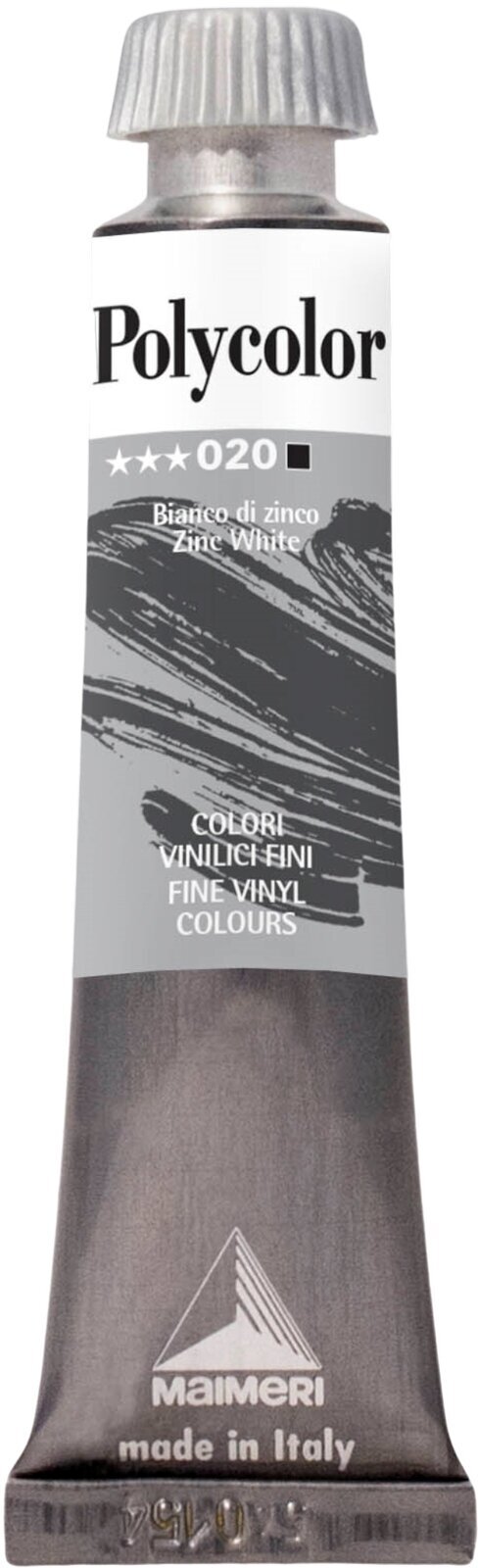 Culoare acrilică Maimeri Vynil Polycolor Vopsea acrilică Zinc White 020 20 ml 1 buc