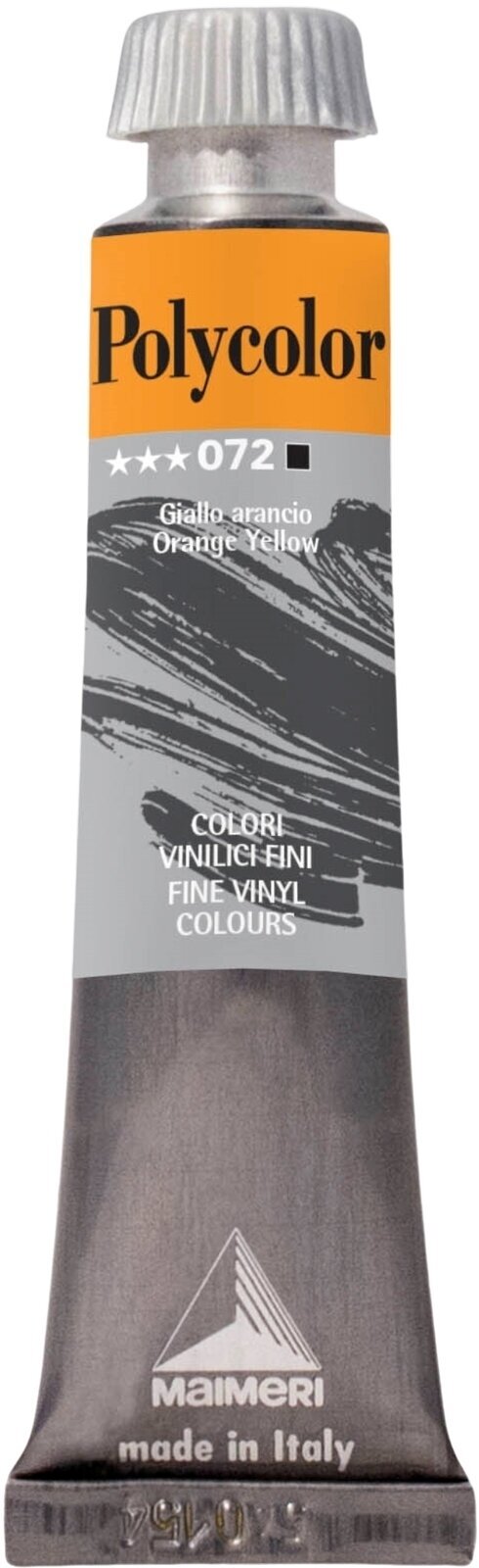 Culoare acrilică Maimeri Vynil Polycolor Vopsea acrilică Orange Yellow 072 20 ml 1 buc