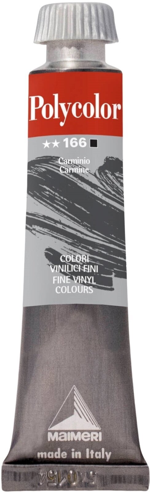 Pintura acrílica Maimeri Vynil Polycolor Acrylic Paint Carmine 166 20 ml 1 pieza