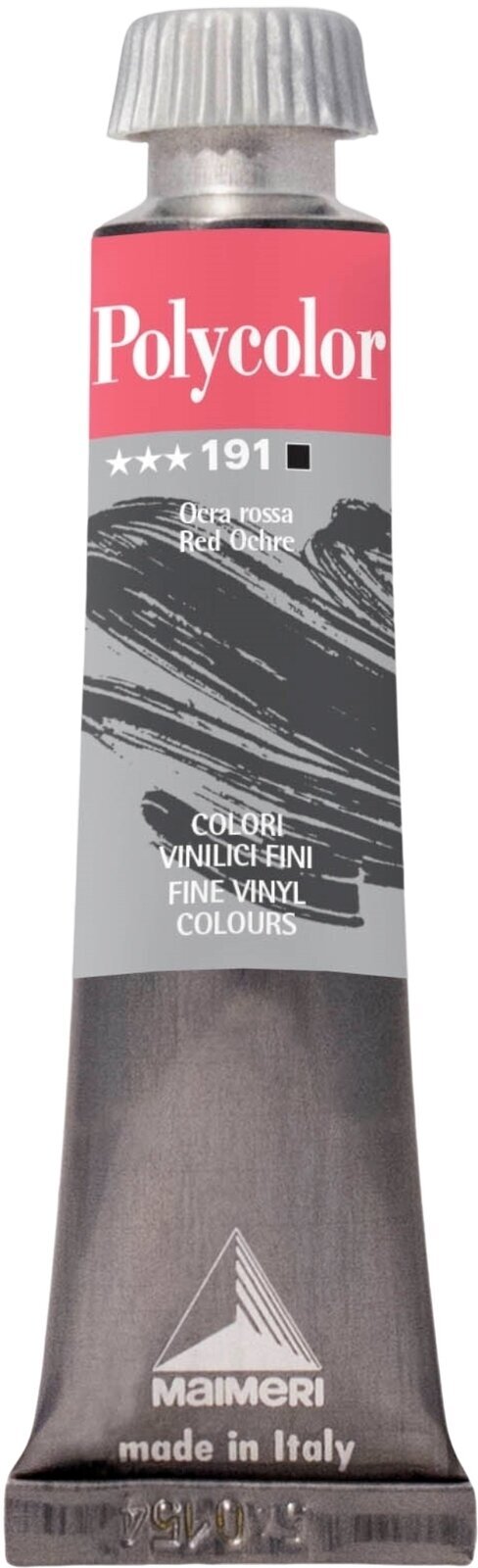 Acrylic Paint Maimeri Vynil Polycolor Acrylic Paint Red Ochre 191 20 ml 1 pc